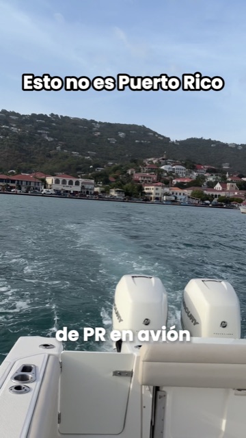 TikTok about the US Virgin Islands, a 30 minute flight from Puerto Rico